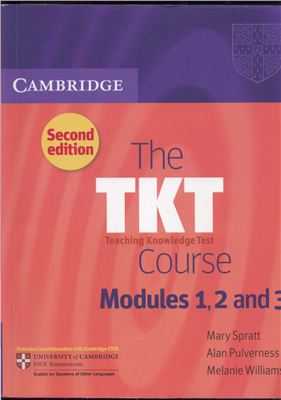The TKT Course. Modules 1, 2 and 3