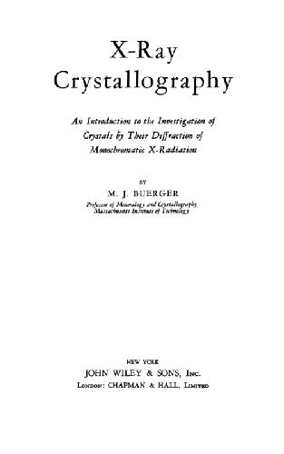 X-ray crystallography