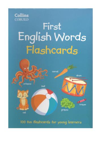 First English Words Flashcards (100 cards)
