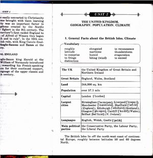 Meet Great Britain 10 класс