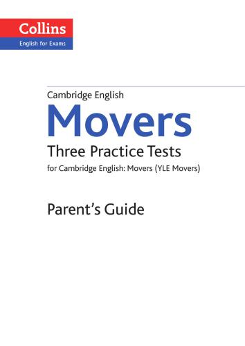 Collins Movers. Three Practice Tests - Parent's Guide
