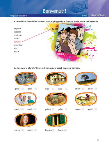 Chiavi del Quaderno degli esercizi Nuovo Progetto Italiano 1 - Versione aggiornata