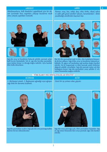 Türk işaret dili dini kavramlar sözlüğü