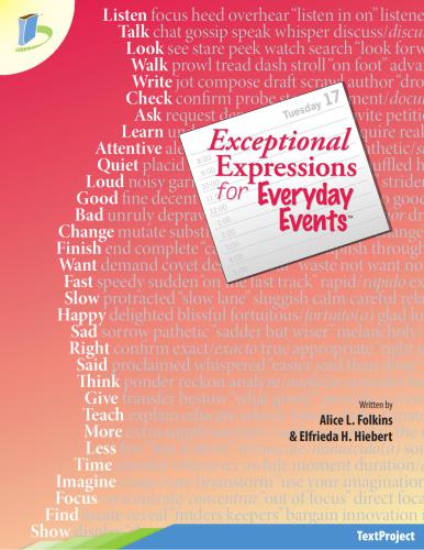Exceptional Expressions for Everyday Events