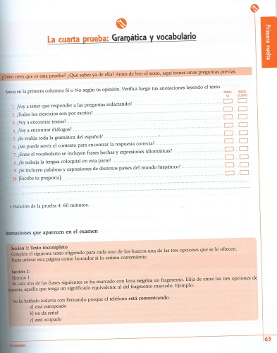 El Cronómetro Nivel Intermedio. Manual de preparación del D.E.L.E. Sesión 11 -20