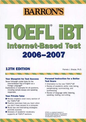 Barron's TOEFL iBT (Internet-Based Test). 2006-2007