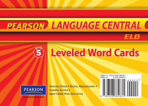 Leveled Word Cards (Grade 5)