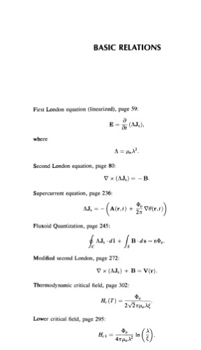 Foundations of Applied Superconductivity