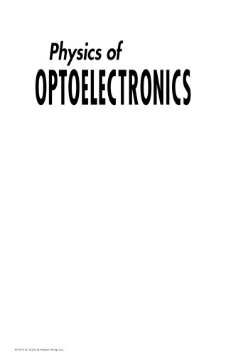 Physics of optoelectronics