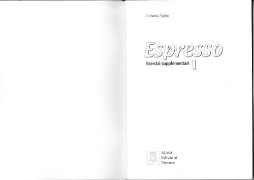 Espresso. Esercizi supplementari 1