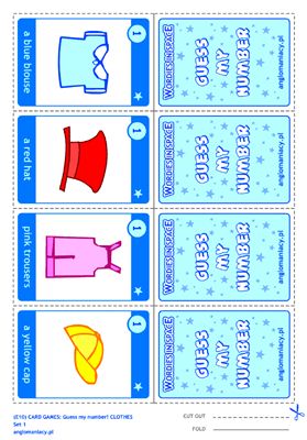 Board Game Clothes and colours