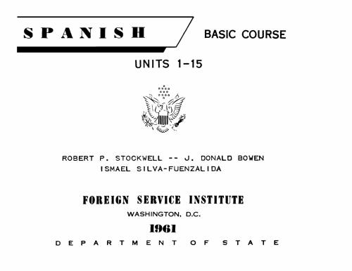 Spanish Basic Course (2-volumes set)