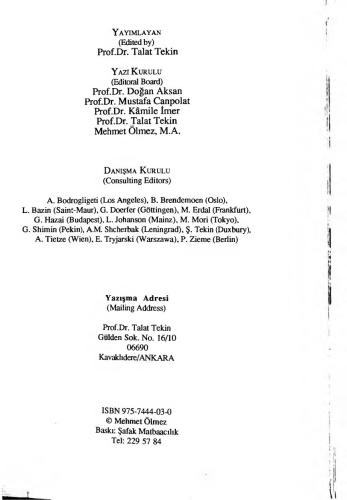 W. Contacts of Korean and Turkic in the Early Period