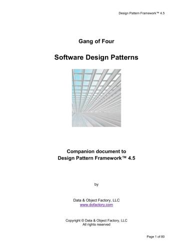 PRO .NET Design Pattern Framework 4.5