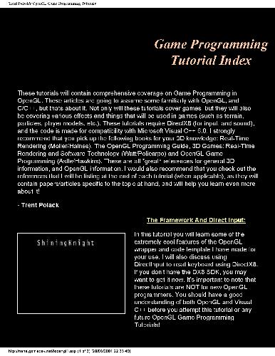OpenGL Game Programming