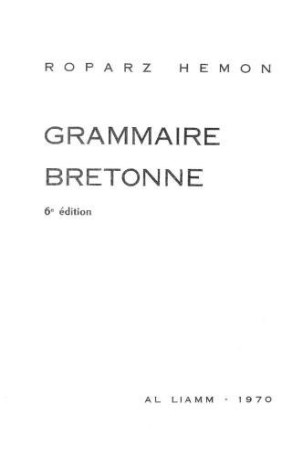 Grammaire bretonne