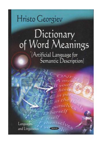 Dictionary of Word Meanings (Languages and Linguistics)