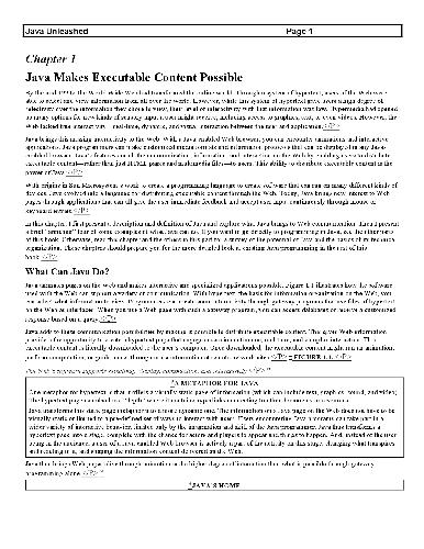 Java Unleashed