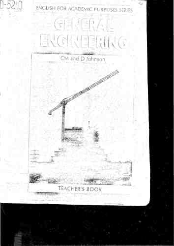 General Engineering: Teacher's Book