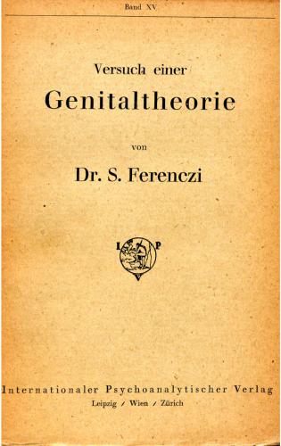 Versuch einer Genitaltheorie