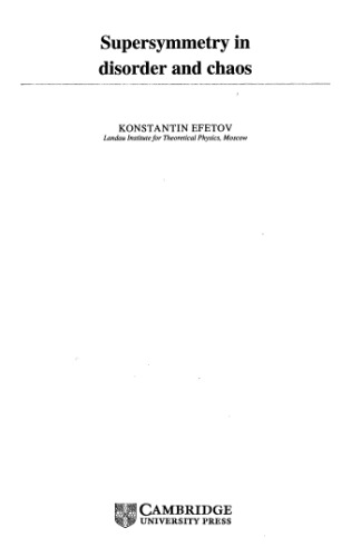 Supersymmetry in disorder and chaos