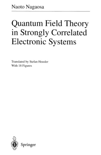 QFT in strongly correlated electronic systems