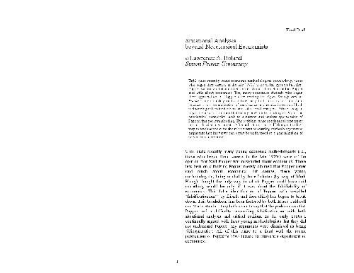 Situational Analysis Beyond Neoclassical Economics