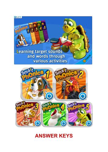 Smart Phonics - All Levels 1 - 5. Answer Keys