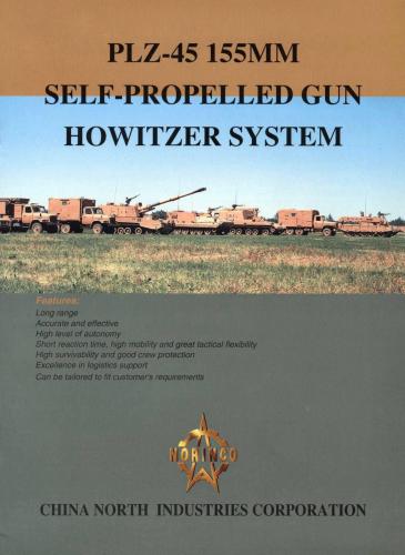 PLZ-45 155mm self-propelled gun howitzer system