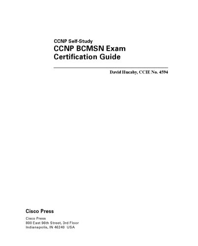 CCNP BCMSN Exam Certification Guide 642-811