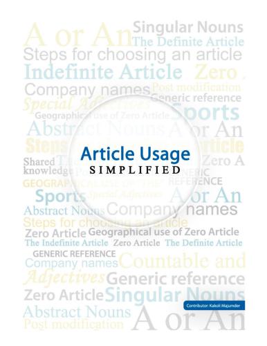 Article Usage Simplified