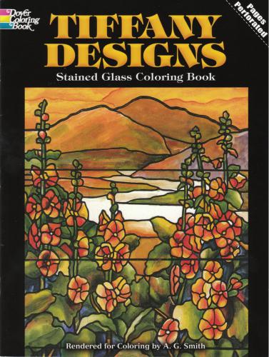 Tiffany Designs Stained Glass Coloring Book