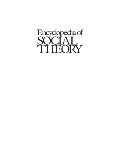 Encyclopedia of social theory