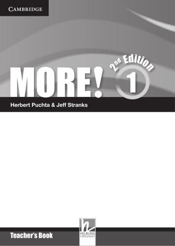 More! 1 Teacher's Book 2nd edition