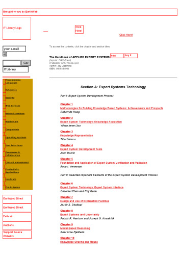 The handbook of applied expert systems