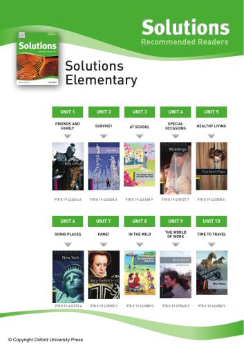 Solutions recommended readers 2nd edition