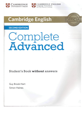 Complete Advanced. Students’ Book without answers