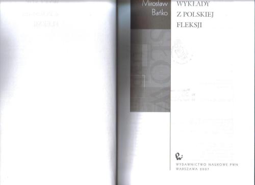 Wykłady z polskiej fleksji