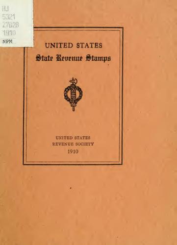Delano. Hand Book and Check List of United States State Revenue Stamps