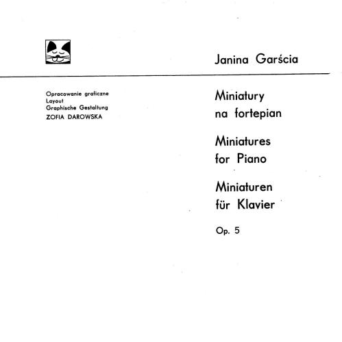 Miniatury na fortepian ор.5
