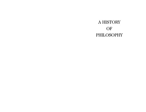 History of Philosophy