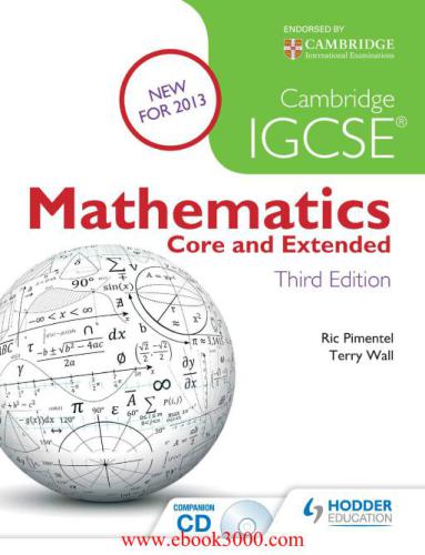 Cambridge IGCSE Mathematics: Core & Extended
