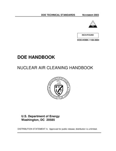 DOE Handbook Nuclear air cleaning handbook