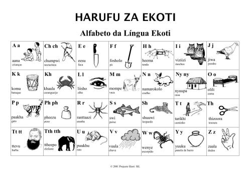 Osoma na Waatikha wa Ekoti: Ler e Escrever em Ekoti