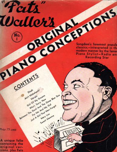 Fats Waller's Original PIano Conceptions No.1