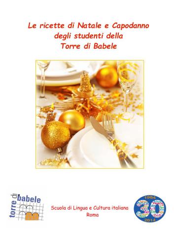 Le ricette di Natale e Capodanno degli studenti della Torre di Babele