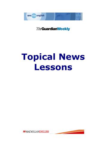The Guardian Weekly, Topical News Lessons