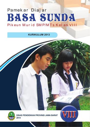 Pamekar Diajar Basa Sunda, Kelas VIII