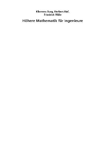 Hoehere Mathematik fuer Ingenieure