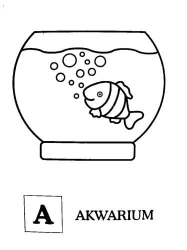 Polski alfabet i liczby do kolorowania